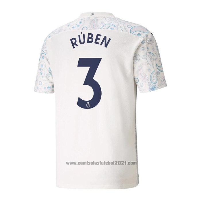 Camisola Manchester City Jogador Ruben 3º 2020-2021